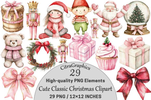 Download Cute Classic Christmas Clipart - Classic christmas clipart Collection