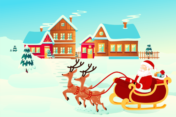 Download Merry Christmas and New Year Card Design - Premium Resources