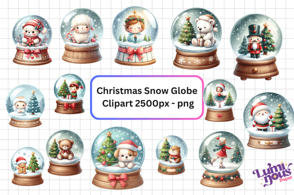 Download Christmas Cute Snow Globe Clipart - Snow globe clipart Collection