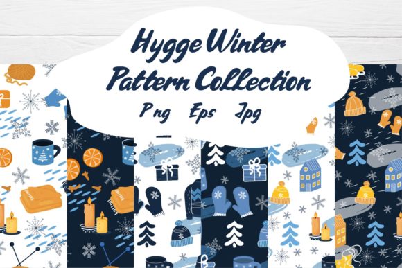 Download Hygge Winter Seamless Patterns - Premium Resources