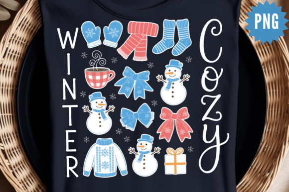 Download Cozy Winter PNG, Winter Vibe PNG Design - Premium Bundle