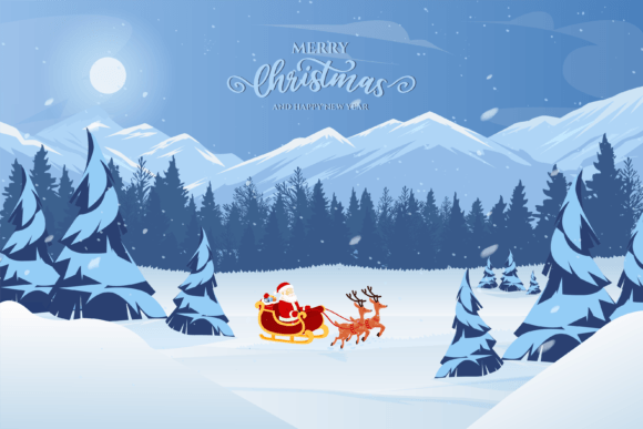 Download Merry Christmas and New Year Card Design - Premium Resources