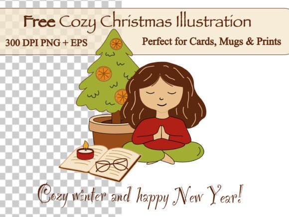 Download Free Cozy Winter Illustration | PNG+EPS - Cozy winter illustration Collection