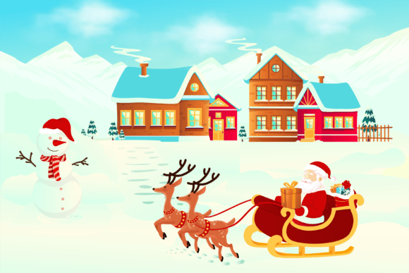 Download Merry Christmas and New Year Card Design - Premium Resources